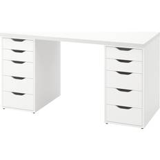 Tables Ikea Lagkapten White Writing Desk 60x140cm 10pcs
