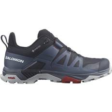 Blue Hiking Shoes Salomon X Ultra 4 GTX M - Carbon/Bering Sea/Pearl Blue