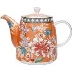 Orange Teapots London Pottery Bell-Shaped with Infuser Teapot