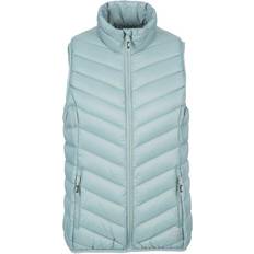 Turquoise - Women Vests Trespass Giana Down Gilet Teal