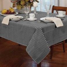 Alan Symonds Gingham Check Tablecloth Black