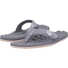 Volcom Recliner Light Grey Men's Sandals Gray