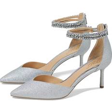 Jewel Badgley Mischka Maya Silver Women's Shoes Silver