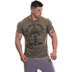 Golds Gym T-Shirt Muscle Joe Army Green