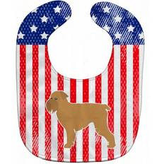 Caroline's Treasures USA Patriotic Brussels Griffon Baby Bib