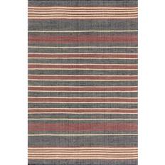 Nuloom Brooklyn Rug Co Wendi Striped Jute Gray