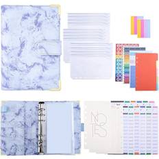 Tlily 49Pc Budget Binder, Marble Print Budget