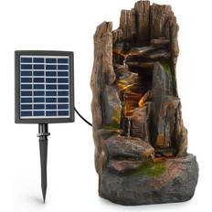 Blumfeldt Mystic Tree Resin Solar Fountain with Light