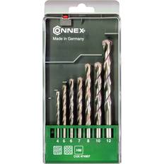 Connex COX974907 Drill Bit of Carbide, Silver, 4 10 mm, Set of 7 Piece