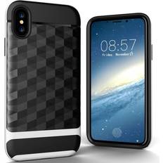 Apple iPhone X Bumpers Apple iphone x xs hülle case handy cover schutz tasche schutzhülle bumper weiß Weiß