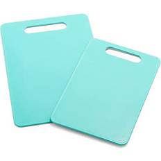 Turquoise Chopping Boards GreenLife Medium & Large Set Chopping Board