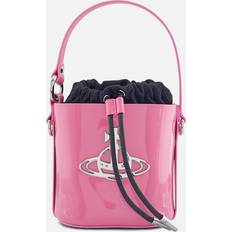 Bucket Bags Vivienne Westwood Daisy Patent Leather Bucket Bag Pink