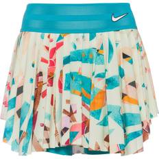 Nike Dri-Fit Court Slam Skirt Women - Coconut Milk/Teal Nebula/White