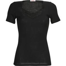 Damart Thermolactyl Ribbed T-Shirt, Grade Black