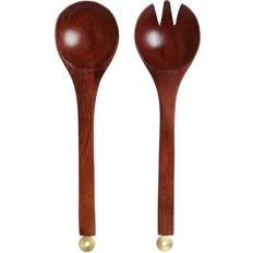 Home ESPRIT Kitchen utensils Aluminium Acacia