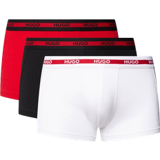 HUGO BOSS Boxers - Red Men's Underwear HUGO BOSS Boxer Trunks 3-pack - Black/White/Red