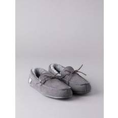 Thong Low Shoes Lakeland Leather Sheepskin Moccasins Grey