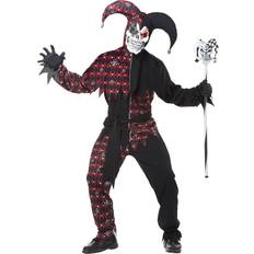 California Costumes Mens Sinister Jester Halloween Costume