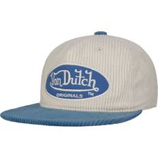 Von Dutch Utica unstructured baseball cap in beige blue-Multi