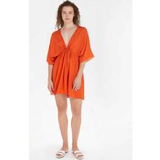 Tommy Hilfiger Women - XL Dresses Tommy Hilfiger Cover Up Short Dress SS Dresses Orange