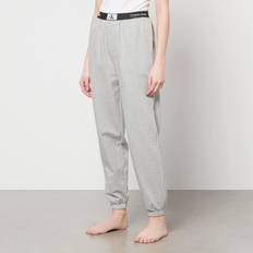 Calvin Klein Women Trousers & Shorts Calvin Klein Cotton-Jersey Joggers Grey