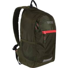 Unisex School Bags Regatta One Size, Cypress Green/Diva Pink Jaxon III Backpack 10 Litres