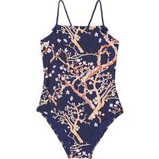 Vilebrequin Girls One-piece Swimsuit Sweet Blossom Swimming Trunk Gom Blue