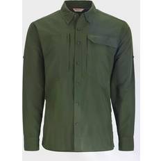 Simms Guide Logo Long-Sleeve Shirt for Men Riffle Green Green