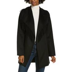 Tahari Frankie Wool-Blend Wrap Coat