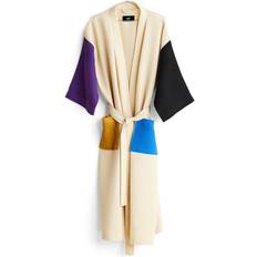 Hay Waffle Bathrobe - Cream Multi