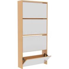 Glasses Shoe Racks Vida Designs Welham Oak Shoe Rack 62.4x134cm