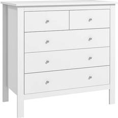 Homcom Modern White Chest of Drawer 39.5x80.5cm