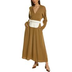 Brown - Men Dresses Lanvin Front Pouch Midi Dress