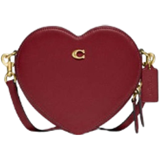 Coach Heart Crossbody - Brass/Cherry