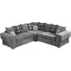 Furniture B&Q Verona Grey Sofa 190cm 2pcs 3 Seater, 2 Seater