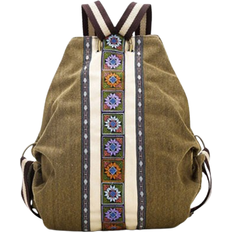 Tlily Ethnic Backpack - Green