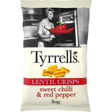 Tyrrells Lentil Crisps Sweet Chilli & Red Pepper 80g