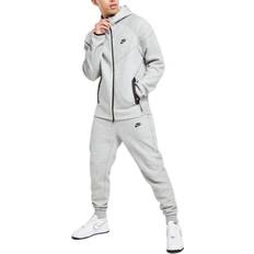 Nike Grey - Men Clothing Nike Tech Fleece Full Zip Hoodie - Grey