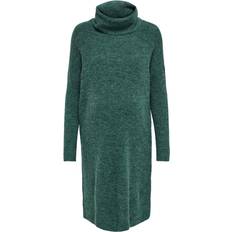 Only Mama Knitted Dress Aqua/Mallard Green