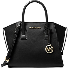 Michael Kors Avril Small Logo Top-Zip Satchel - Black