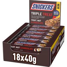 Snickers Triple Treat Fruit & Nut Chocolate 40g 18pcs