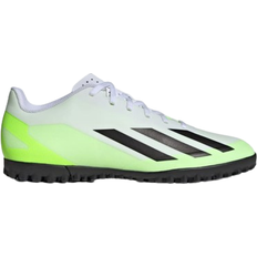 adidas X Crazyfast.4 Turf - Cloud White/Core Black/Lucid Lemon F23