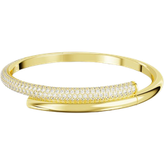 Swarovski Gold Plated Bracelets Swarovski Dextera Bangle - Gold/Transparent