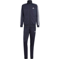Adidas M - Men - Winter Jackets Clothing adidas Men Sportswear Basic 3-Stripes Tricot Tracksuit - Legend Ink/White