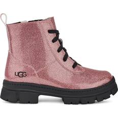 Pink Boots Children's Shoes UGG Kid's Ashton Lace-Up Glitter - Pink