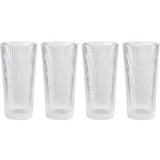 Glass Drink Glasses Stelton Pilastro long Drink Glass 30cl 4pcs