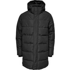 Only & Sons Jacket With Detachable Hood - Black