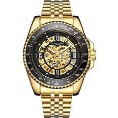 Anthony James Hand Assembled Limited Edition Tachymeter Sports Automatic Gold One Size