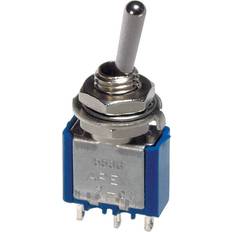 Apem 5569A Toggle Switch 4PDT On-Off-On 250V 3A