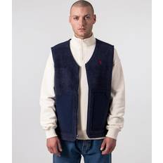 Polo Ralph Lauren Men Vests Polo Ralph Lauren Hi Faux Shearling Gilet Blue